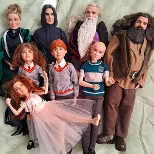 Harry Potter Dumbledore,Minerva ,Rubeus & Professor Severus dolls plus(4)more 😃